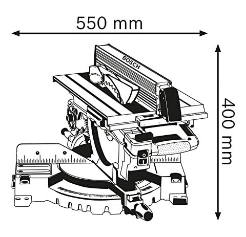 Bosch Professional GTM 12 JL Kappsäge / Kombinationssäge – Bild 6