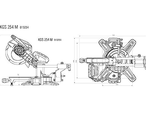 Metabo Kappsäge KGS 254 M – Bild 7