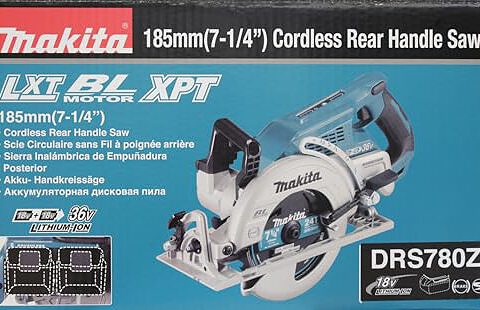 Makita DRS780Z 18Vx2 (36V) LXT 7-1/4 Zoll Heckgriffsäge (nur Werkzeug) – Bild 3