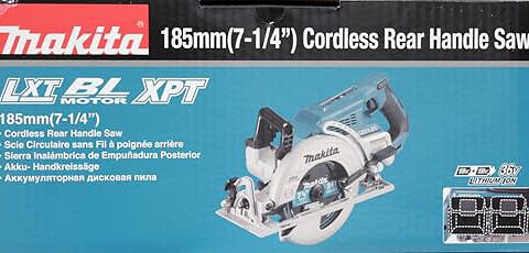 Makita DRS780Z 18Vx2 (36V) LXT 7-1/4 Zoll Heckgriffsäge (nur Werkzeug) – Bild 7